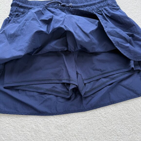 OFFLINE Navy Athletic Skort Women’s Size L Active Running Tennis Built-In Shorts - Picture 6 of 15